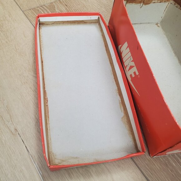 Vintage 1984 Nike Rebound Shoe Box ONLY Orange White Swoosh Retro READ 80s 8406 - Picture 15 of 15